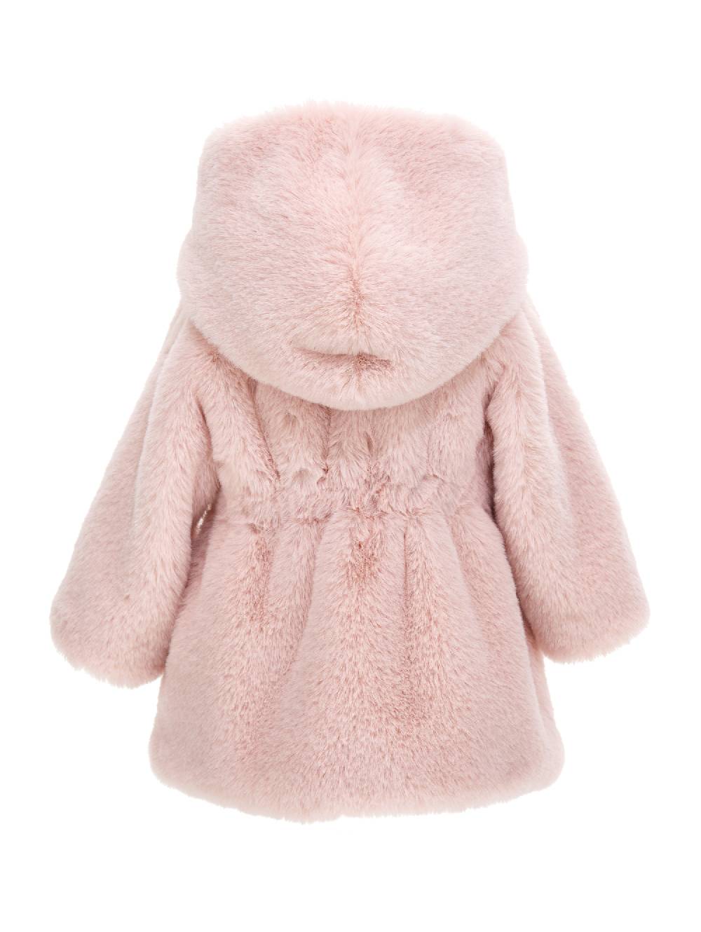 Monnalisa Cappottino Peluche Con Cappuccio