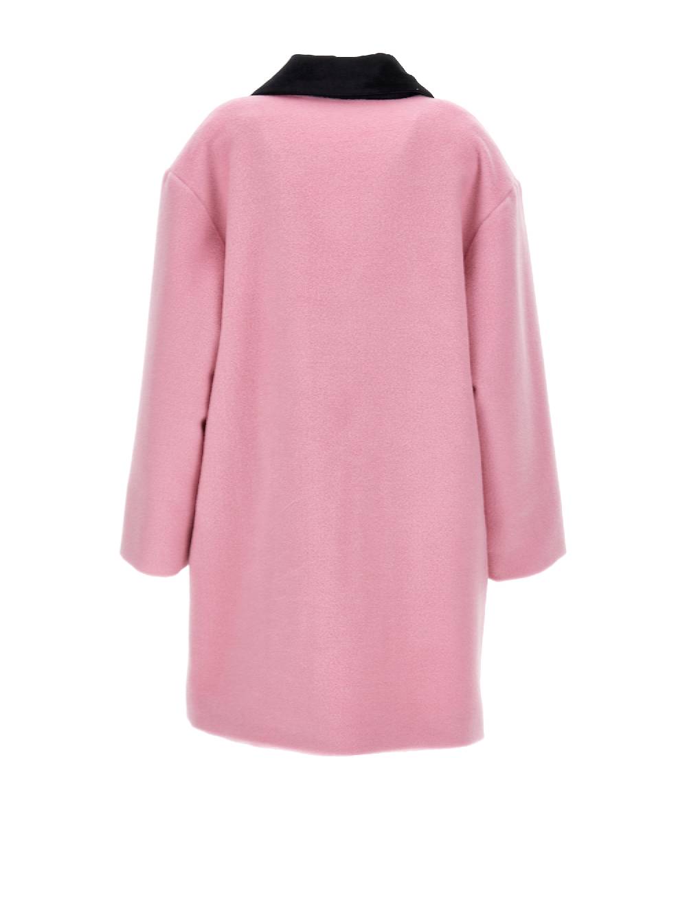 Monnalisa Cappotto Con Colletto Velour