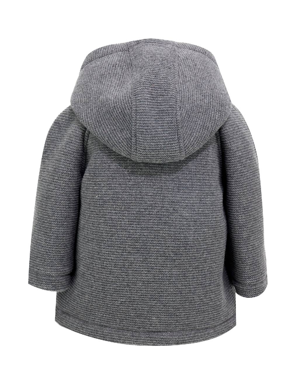 Monnalisa Cappotto Maglia Con Cappuccio