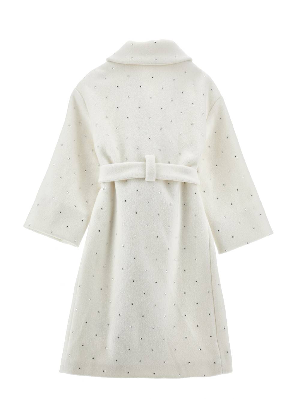 Monnalisa Cappotto Panno Con Strass