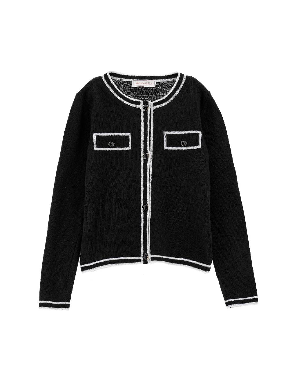 Monnalisa Cardigan bicolor supersoft