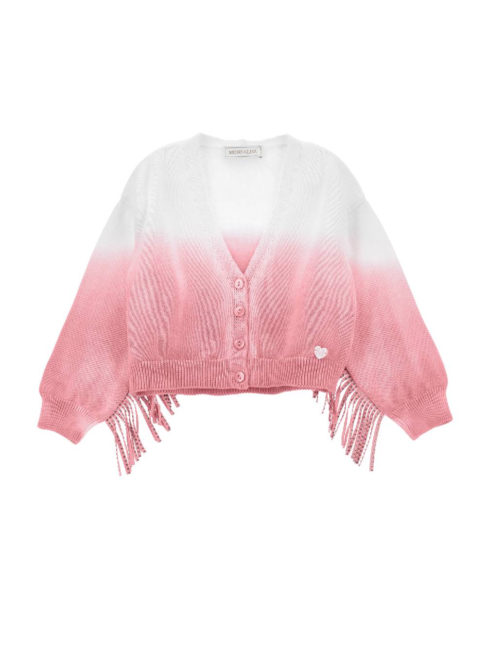 Monnalisa Cardigan cotone degradé