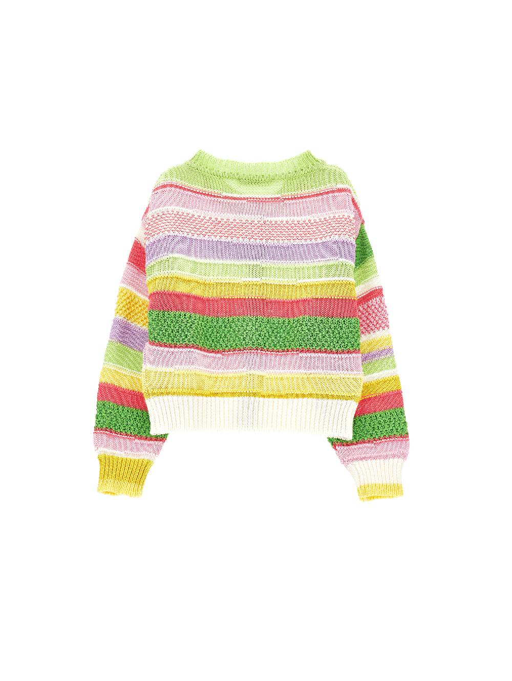 Monnalisa Cardigan Cotone Righe