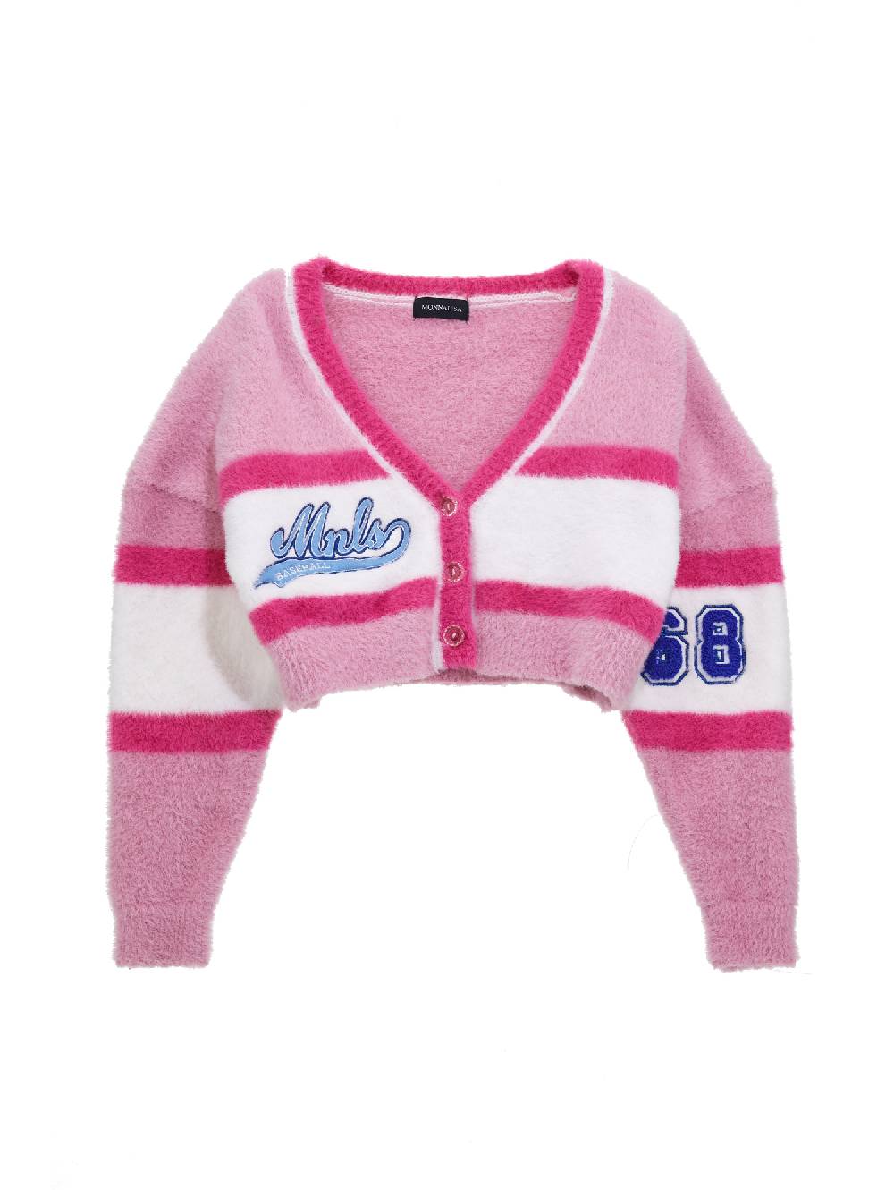 Monnalisa Cardigan filato maglia college