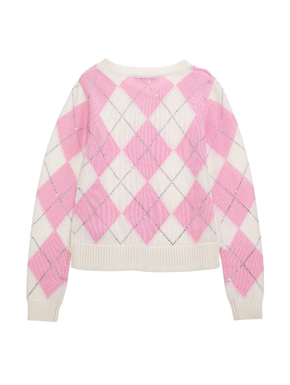 Monnalisa Cardigan Jacquard Bicolor