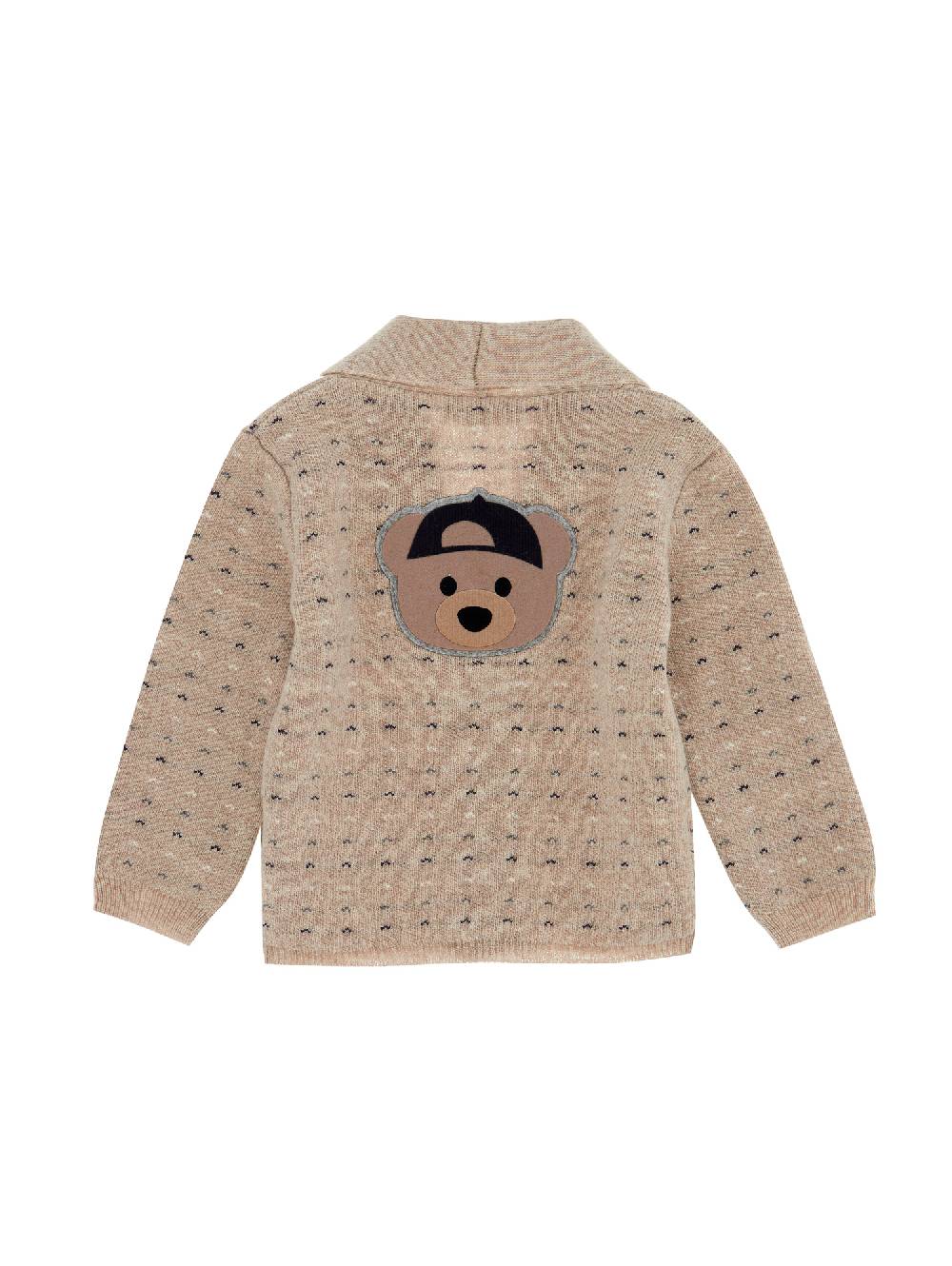 Monnalisa Cardigan Merino Intarsio Teddy