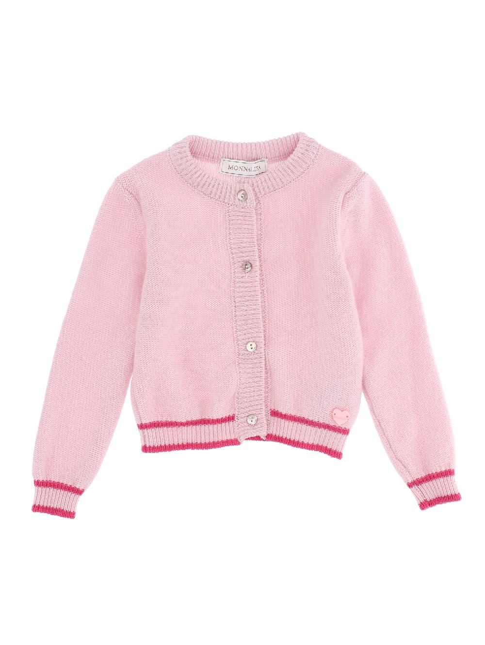 Monnalisa Cardigan merino logato