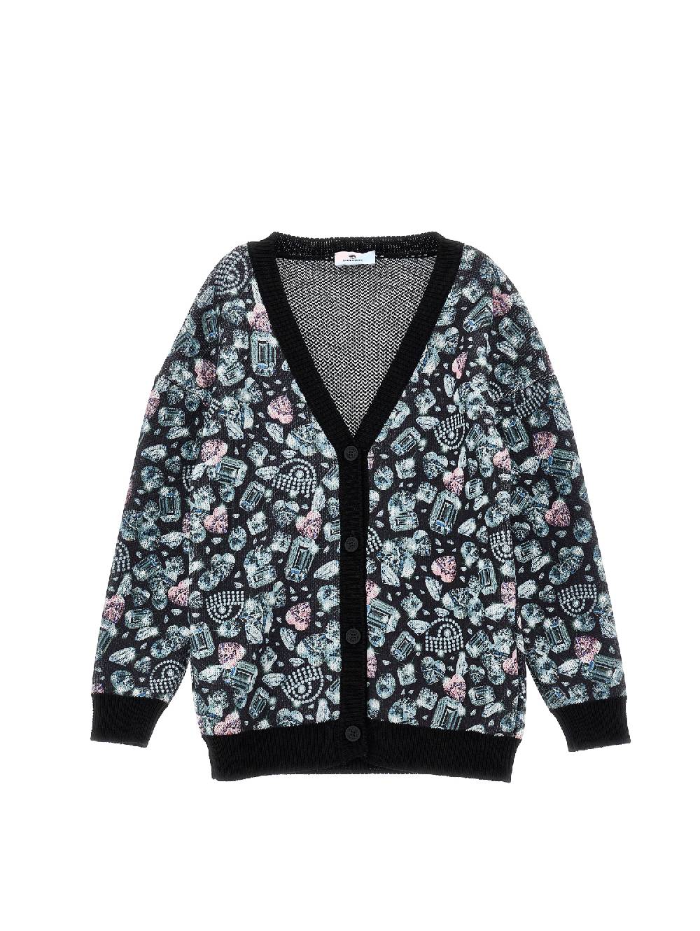 Monnalisa Cardigan misto lana CF Diamonds