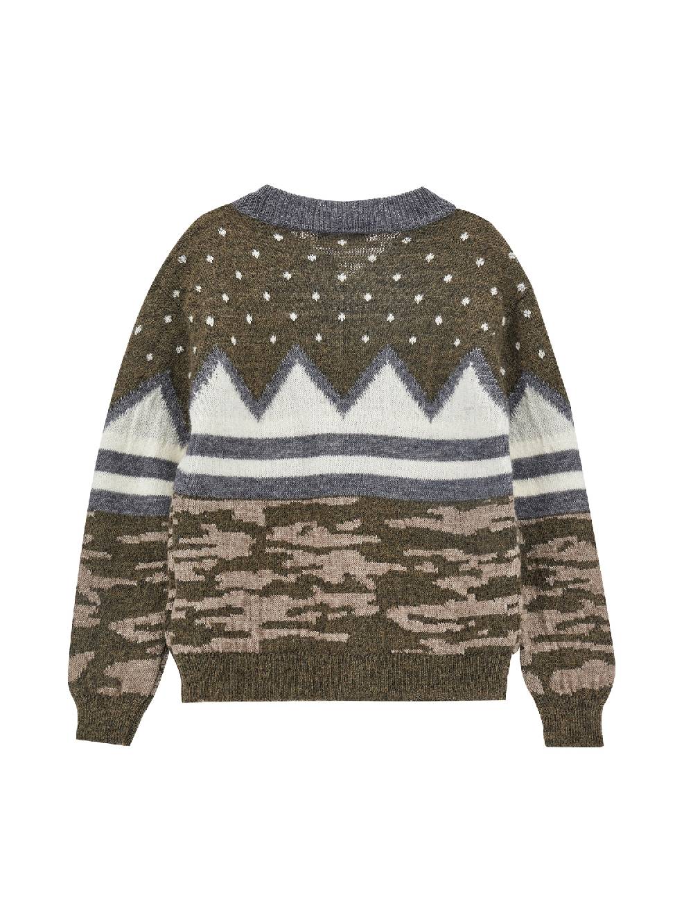 Monnalisa Cardigan Mohair Camouflage