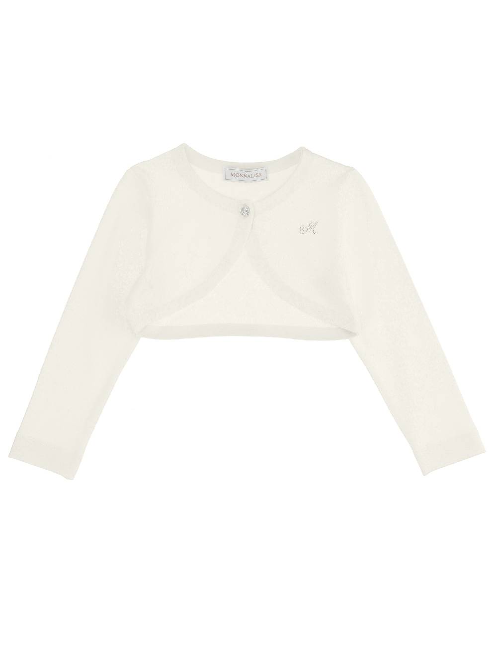 Monnalisa Cardigan rasato crêpe