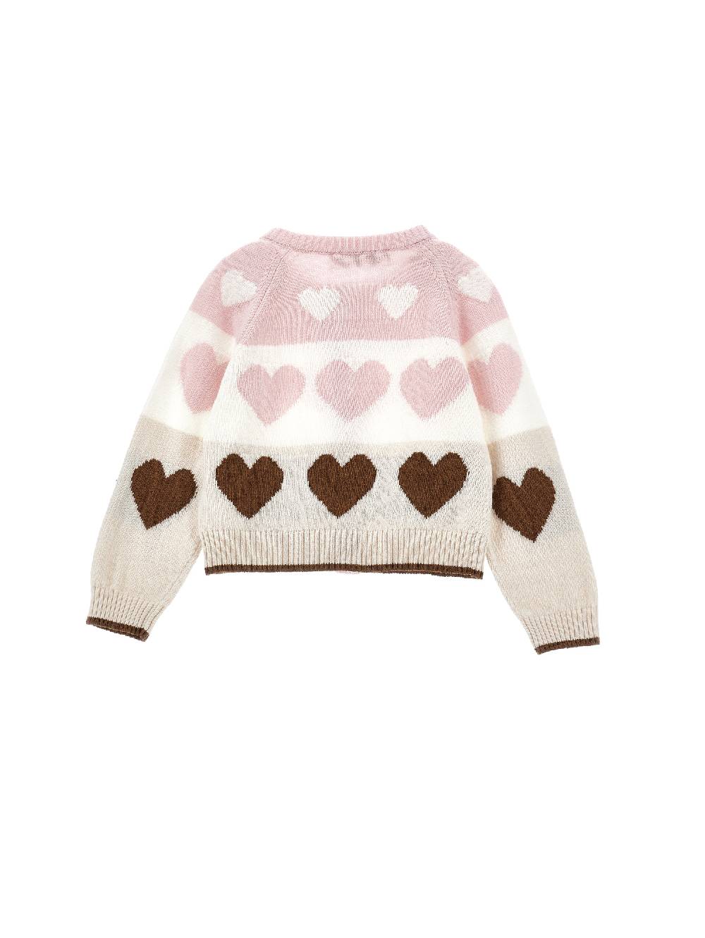 Monnalisa Cardigan Super Soft Cuori