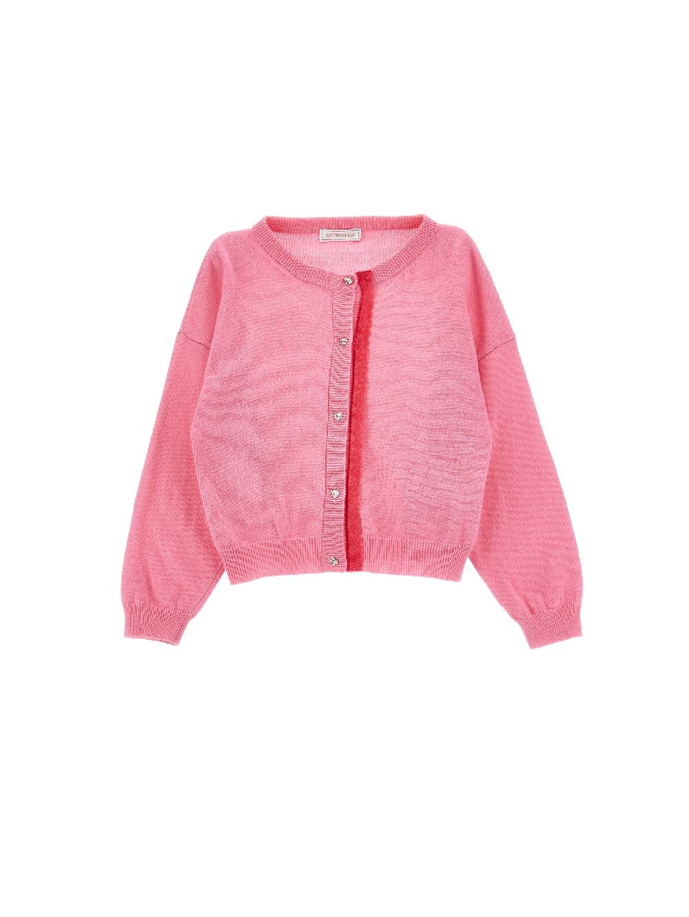 Monnalisa Cardigan supersoft con fiocco