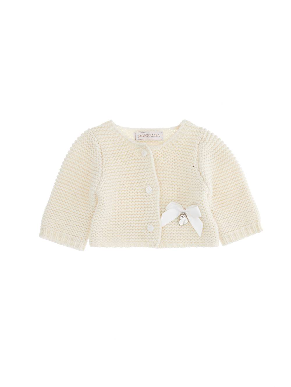 Monnalisa Cardigan tricot punto legaccio