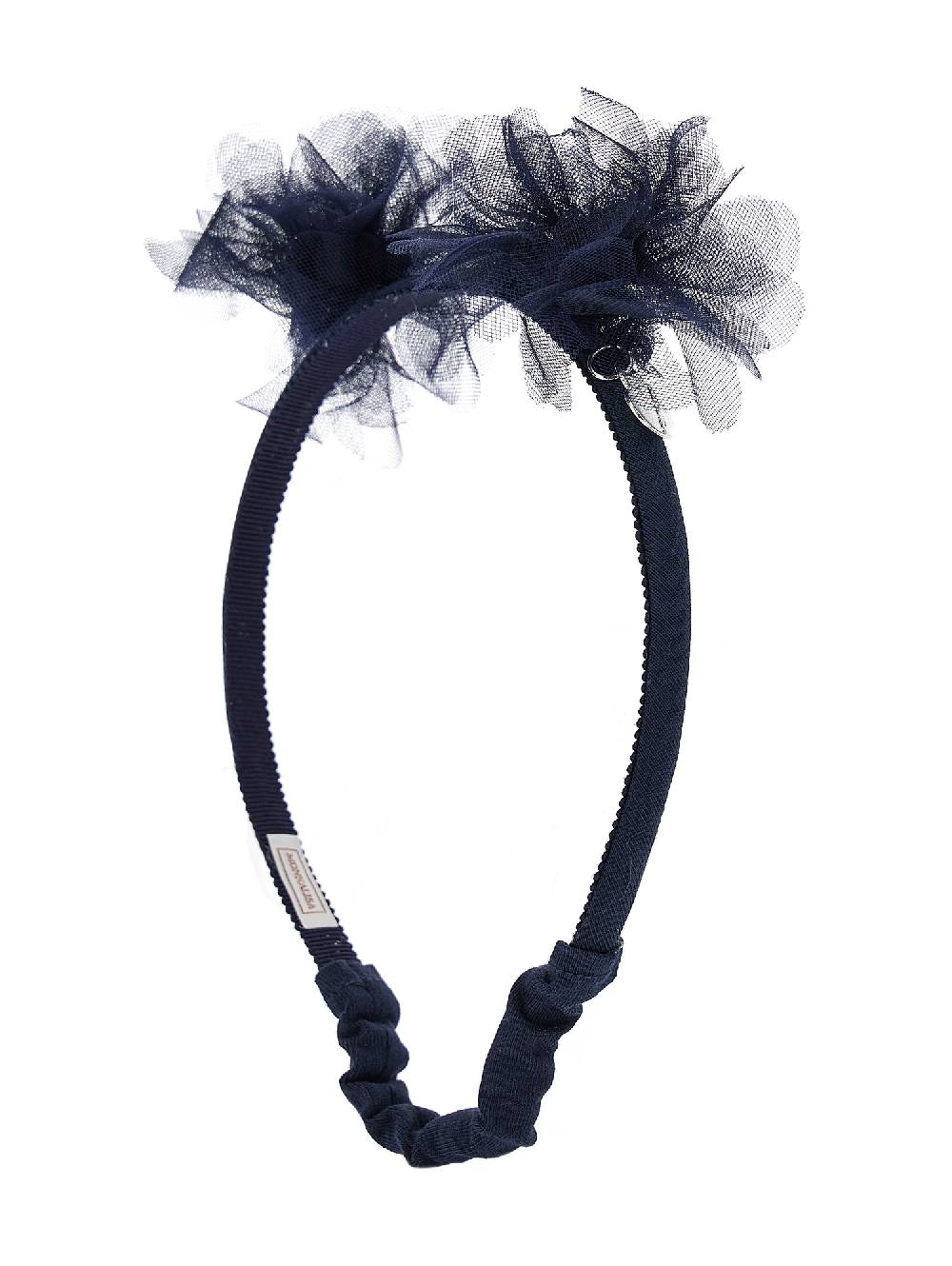 Monnalisa Cerchietto Per Capelli In Tulle Pom Pon