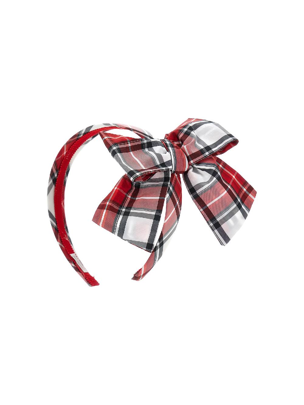 Monnalisa Cerchietto Per Capelli Taffetà Tartan