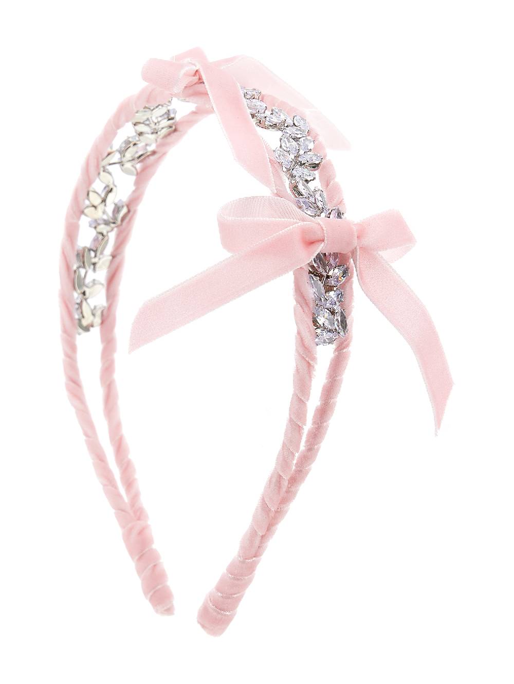 Monnalisa Cerchietto Strass E Velluto