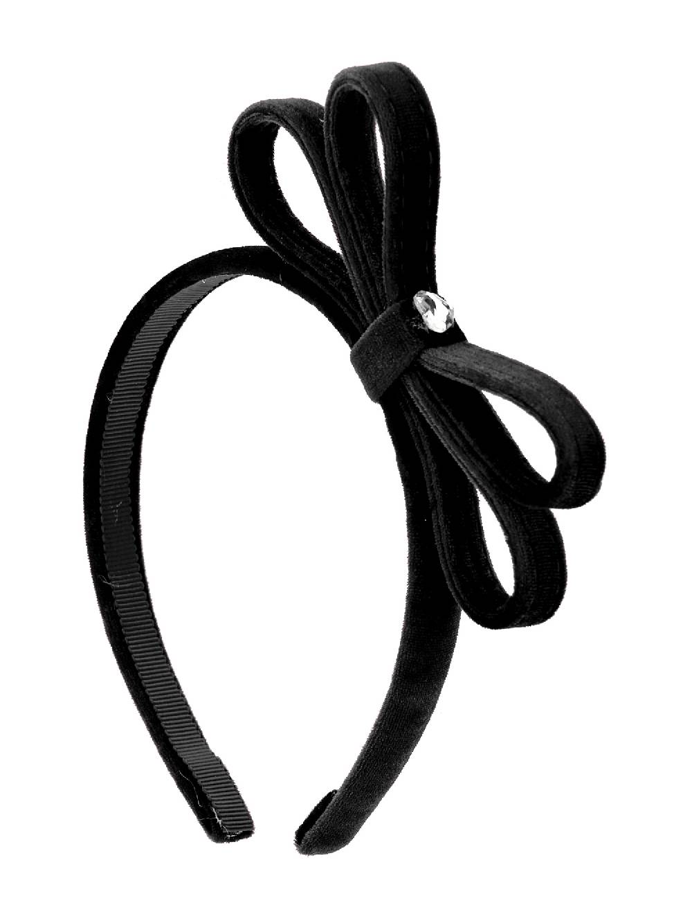 Monnalisa Cerchietto Velluto Con Fiocco