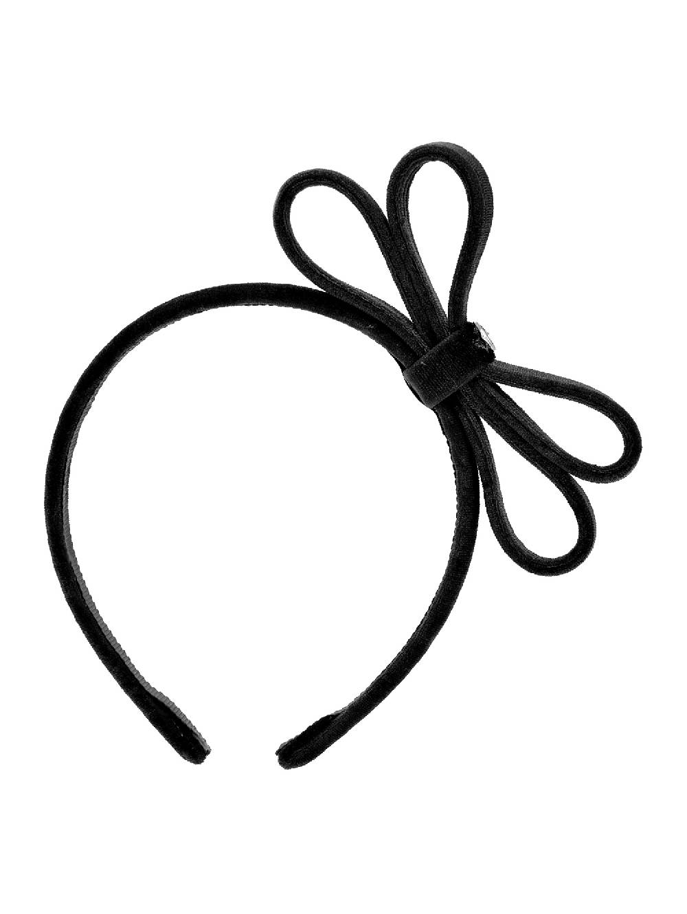 Monnalisa Cerchietto velluto con fiocco