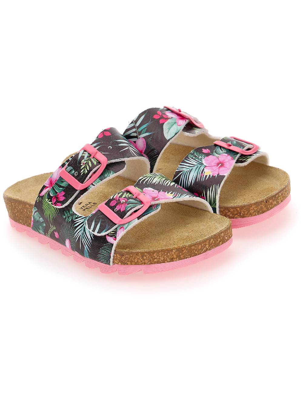 Monnalisa Ciabatte Jungle Con Doppia Fibbia