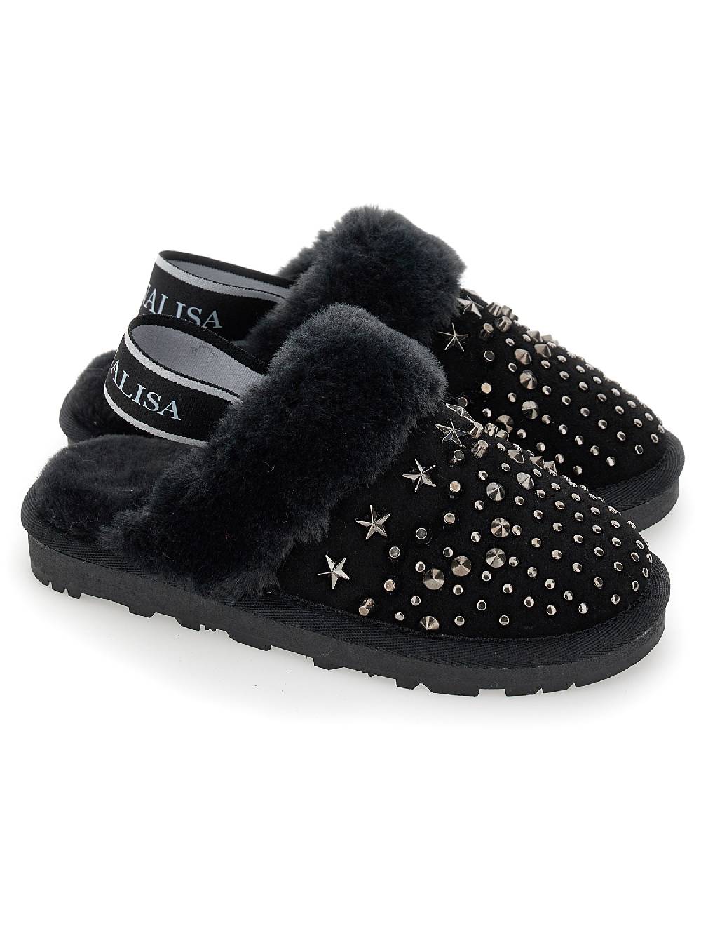 Monnalisa Clogs In Crosta Con Borchie