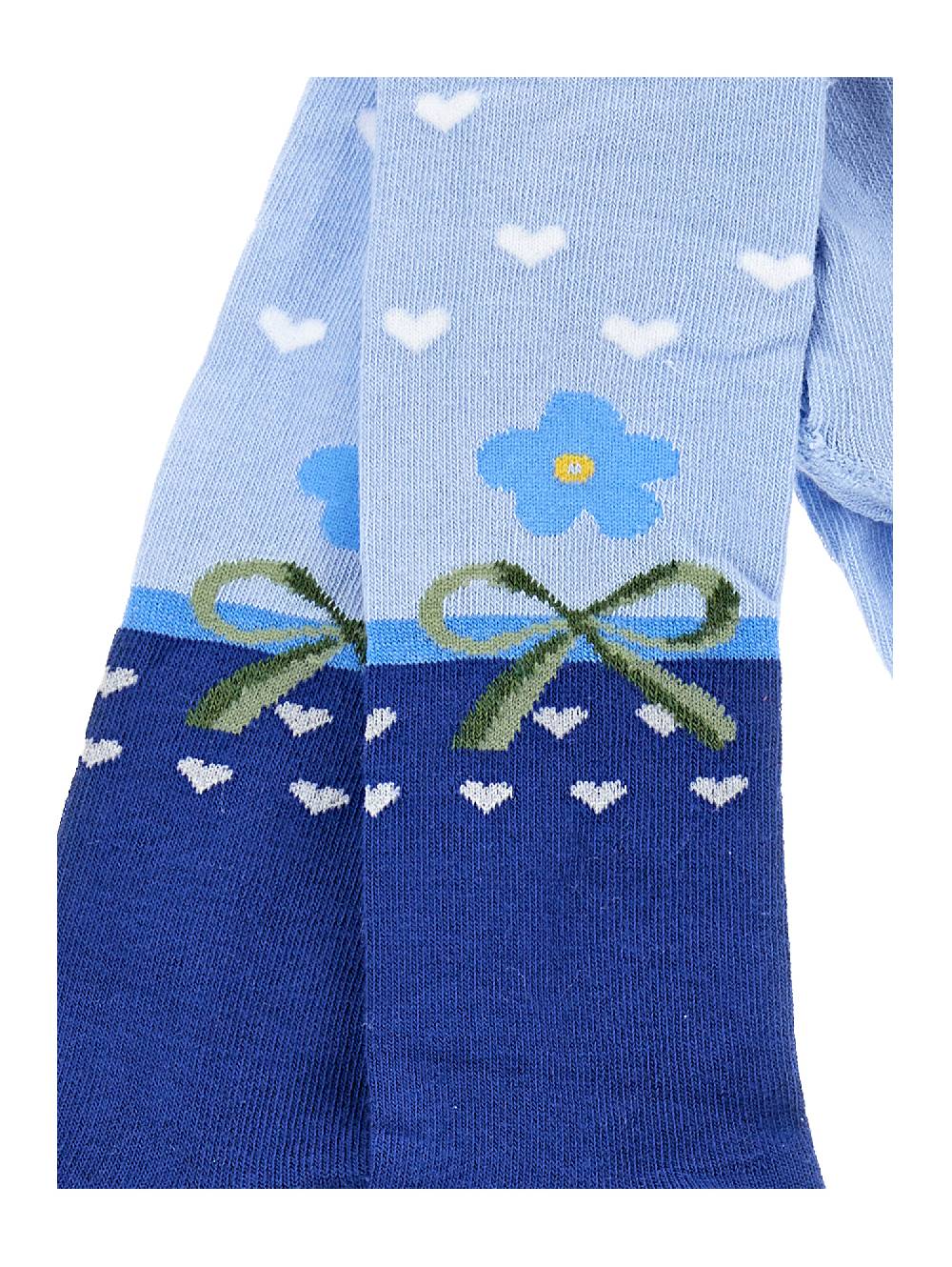 Monnalisa Collant Caldo Cotone Floreali