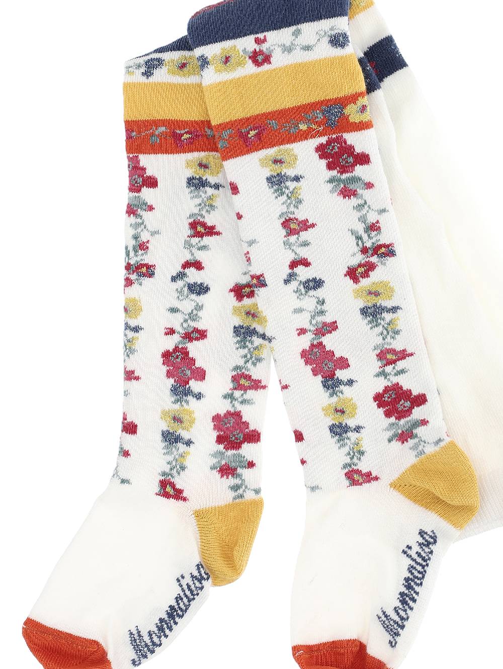 Monnalisa Collant Righe Caldo Cotone