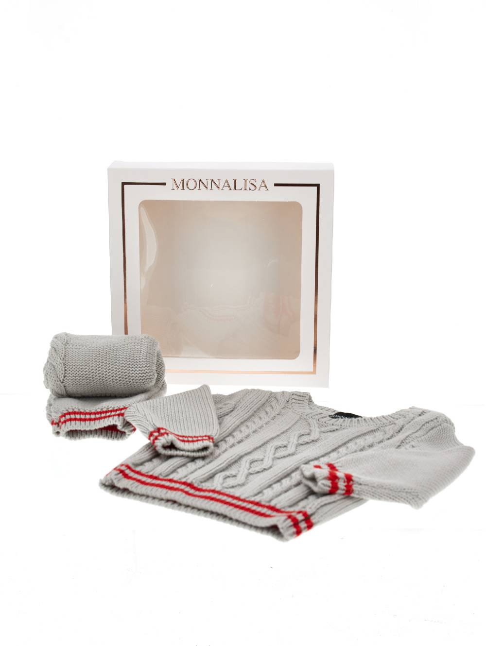 Monnalisa Completino in maglia tricot