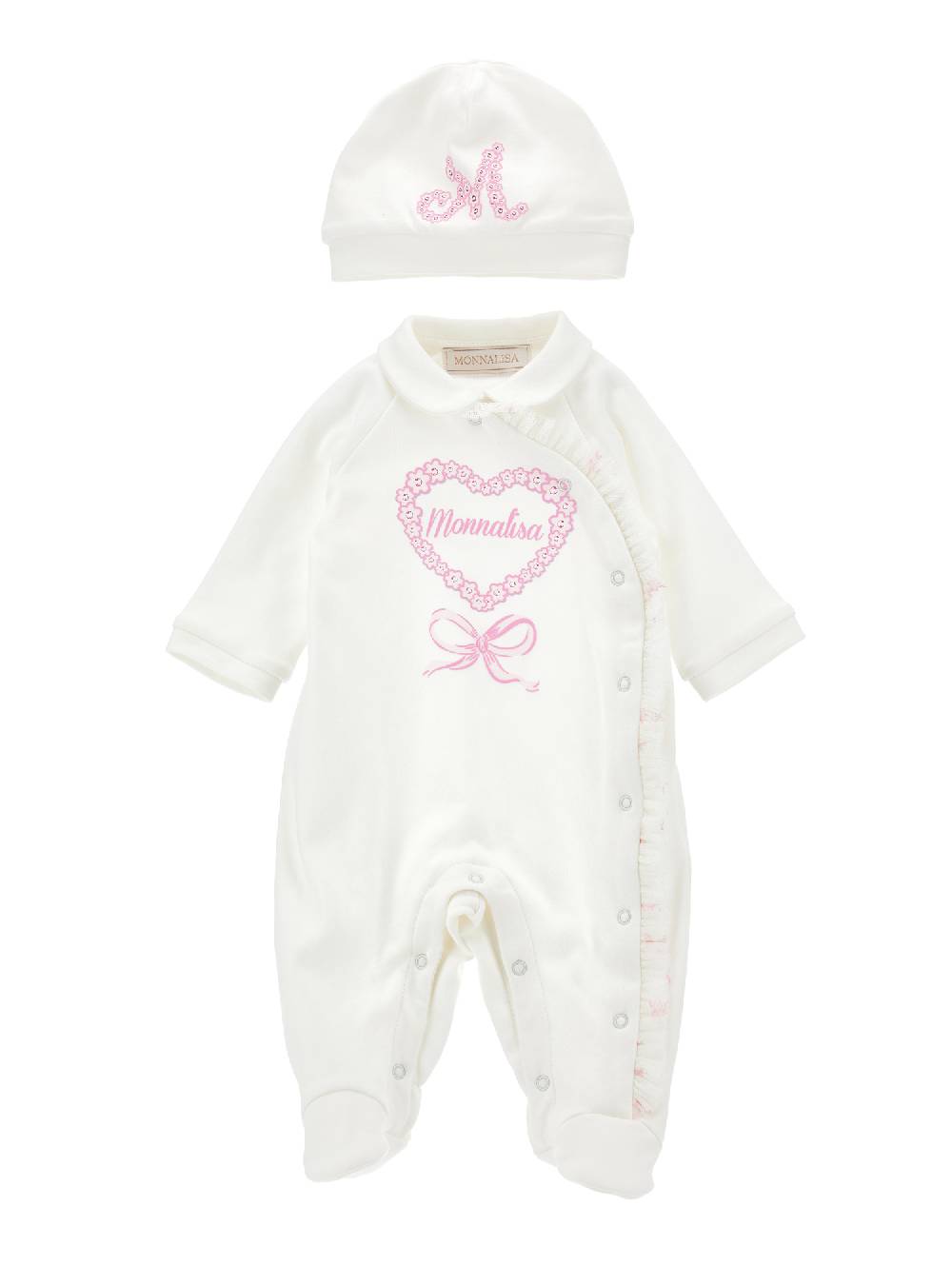 Monnalisa Completo 2 pezzi ricamato