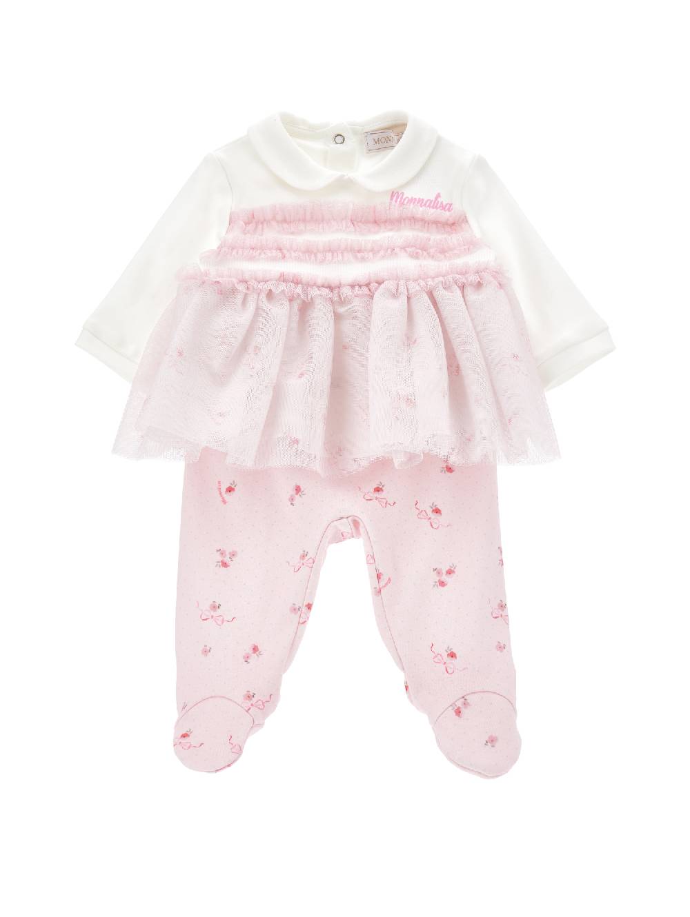 Monnalisa Completo 2 pezzi tulle stampato