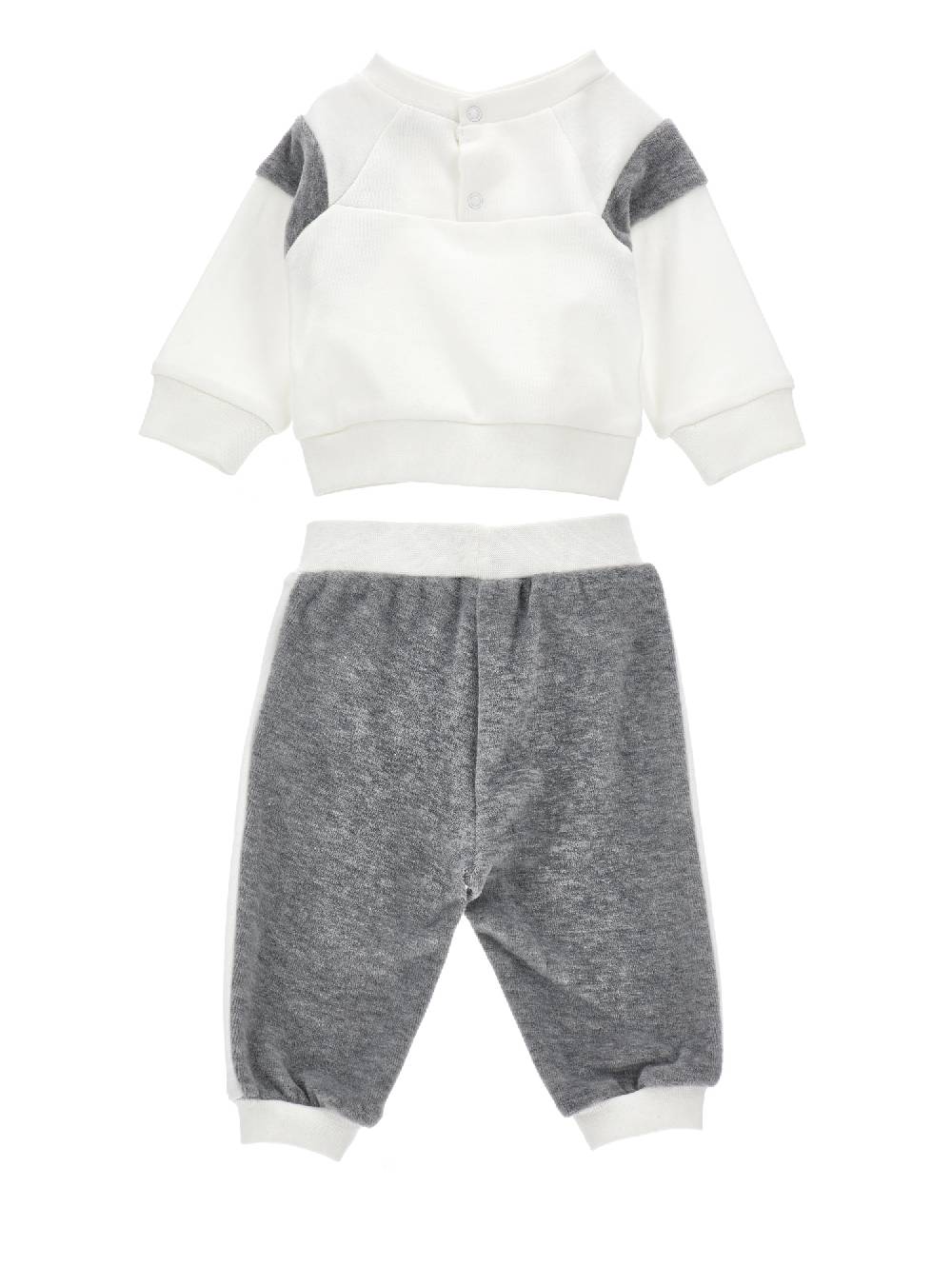 Monnalisa Completo Cotone Due Pezzi Ciniglia