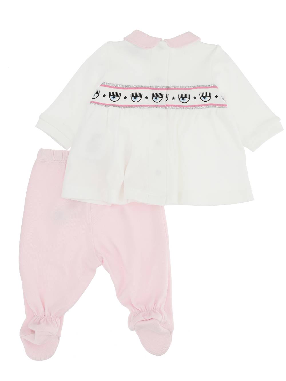 Monnalisa Completo Cotone Due Pezzi Maxilogomania