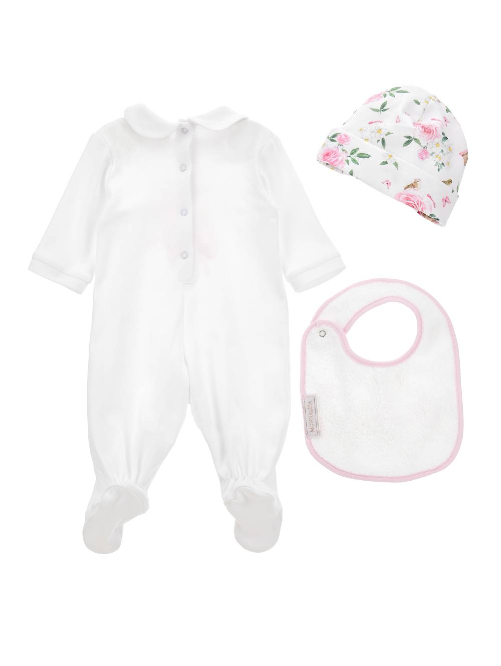 Monnalisa Completo Cotone Tre Pezzi