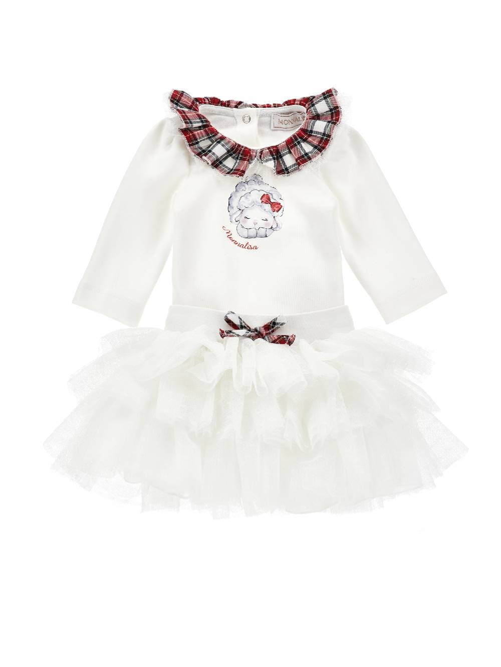 Monnalisa Completo due pezzi body e gonna