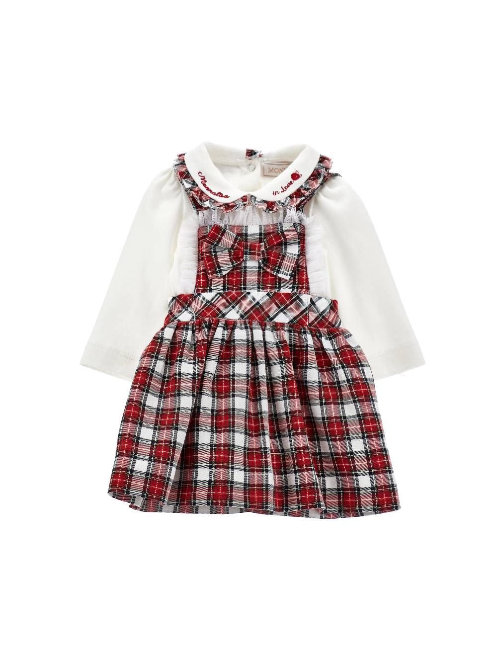 Monnalisa Completo due pezzi body e scamiciata