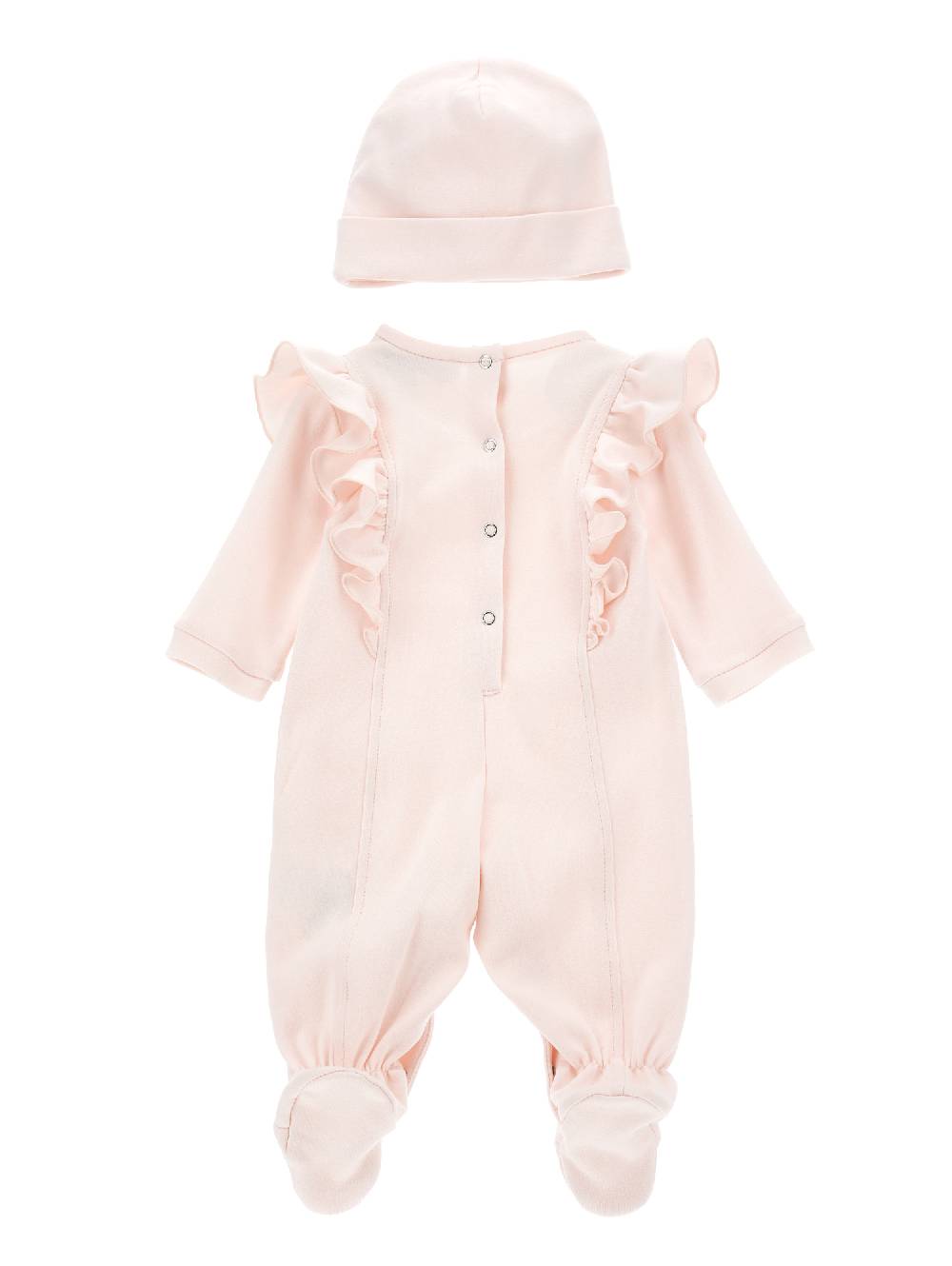 Monnalisa Completo Due Pezzi Con Logo Strass