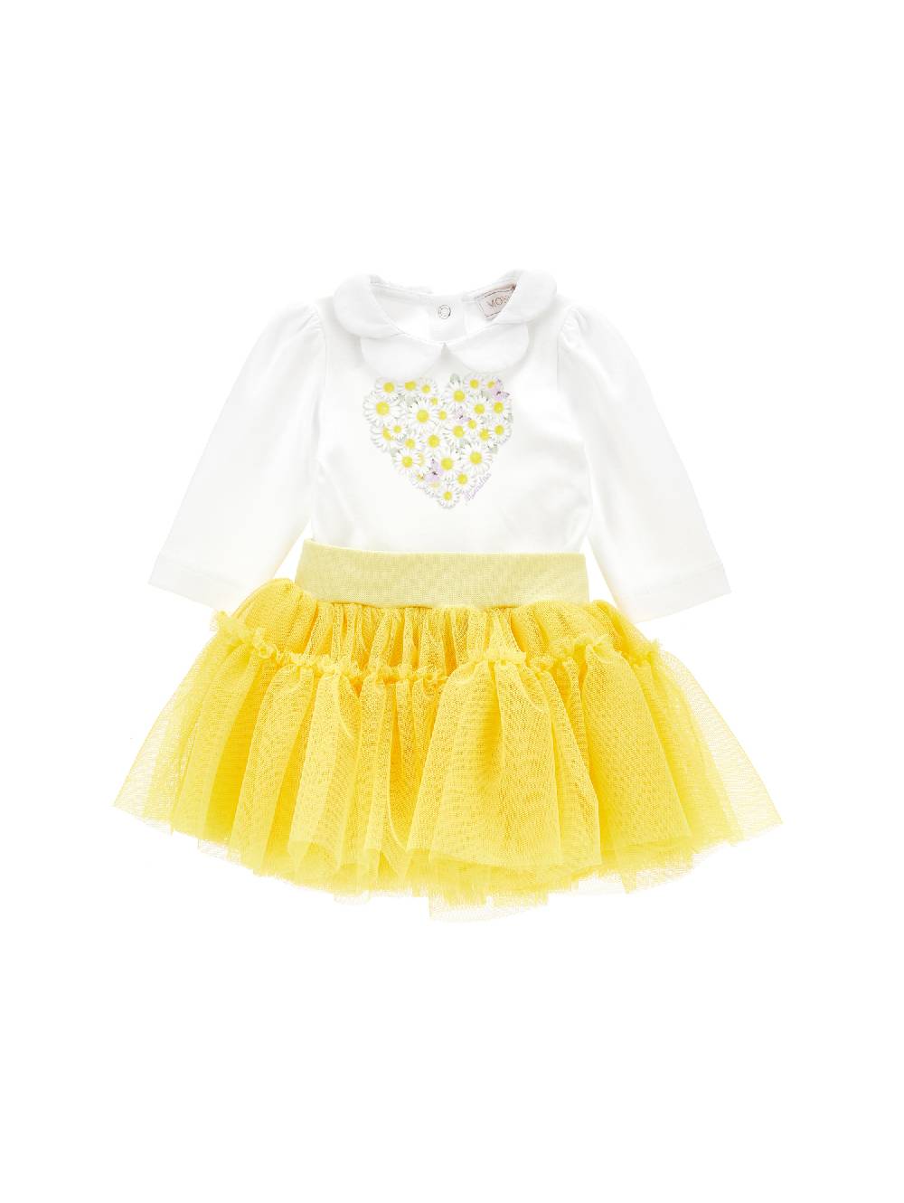 Monnalisa Completo due pezzi con tulle