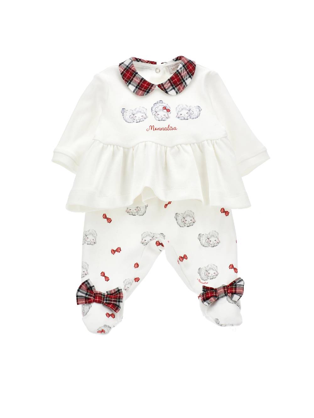 Monnalisa Completo due pezzi ghette e blusa