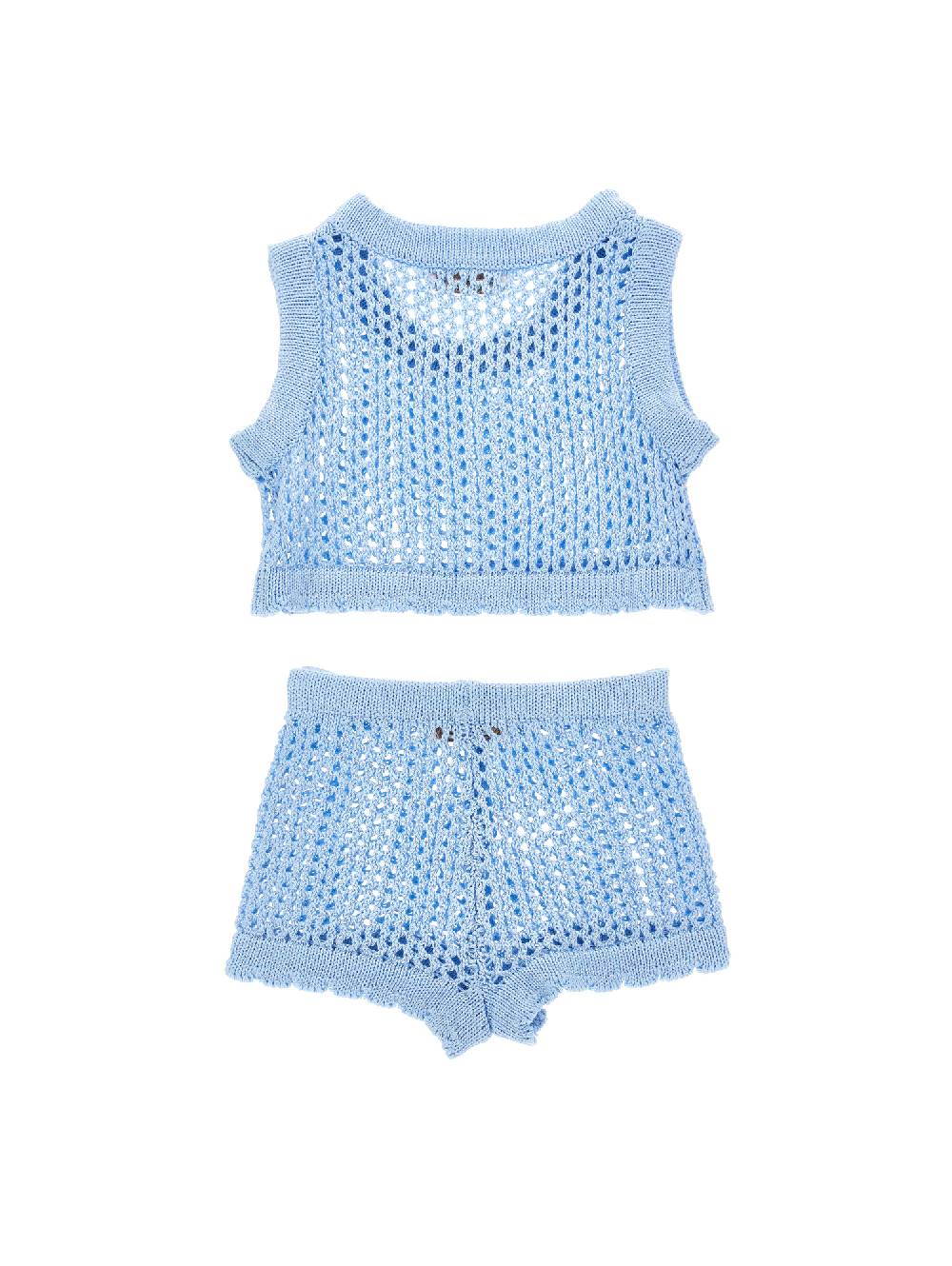 Monnalisa Completo Due Pezzi Rete