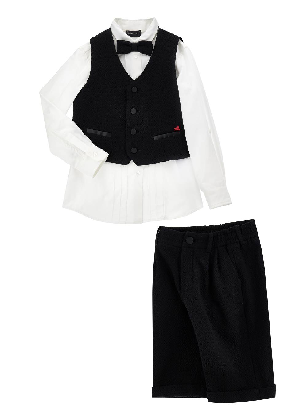 Monnalisa Completo due pezzi seersucker