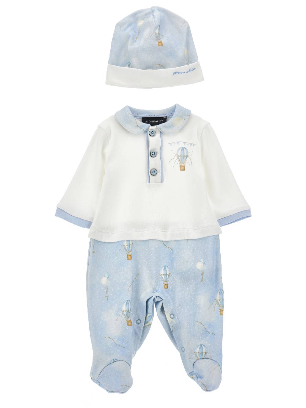 Monnalisa Completo due pezzi, tutina con cuffietta