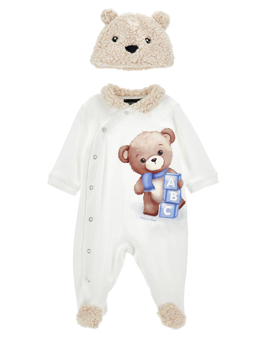 Monnalisa Completo due pezzi tutina e cuffietta