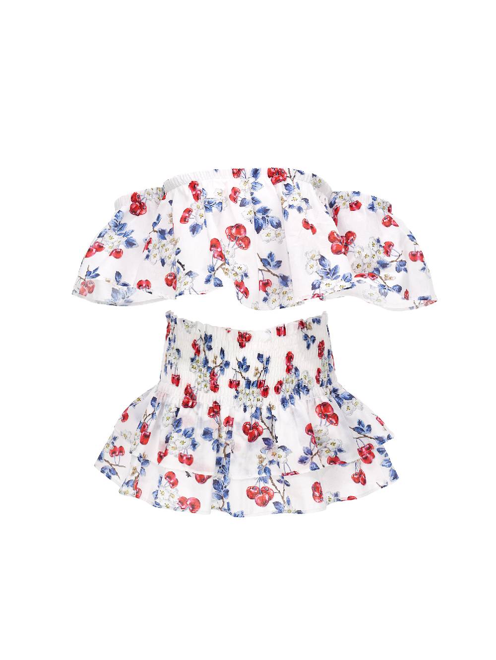 Monnalisa Completo mussola ciliegie