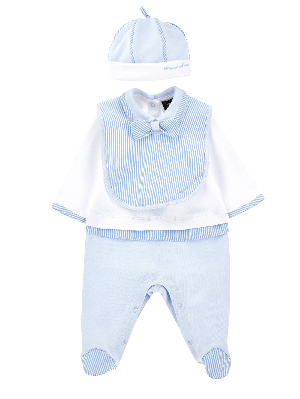 Monnalisa Completo neonato, tre pezzi cotone