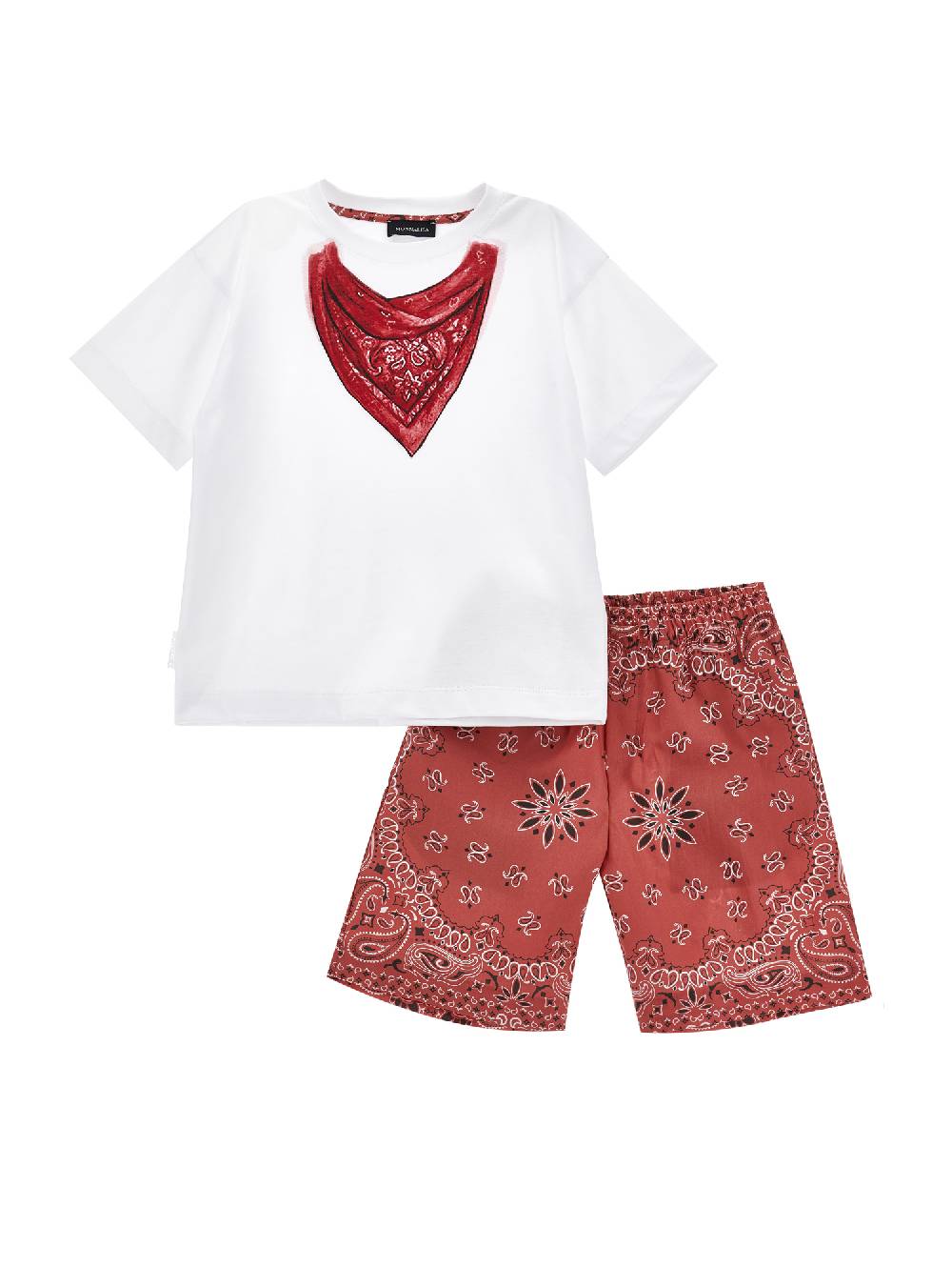 Monnalisa Completo popeline due pezzi paisley