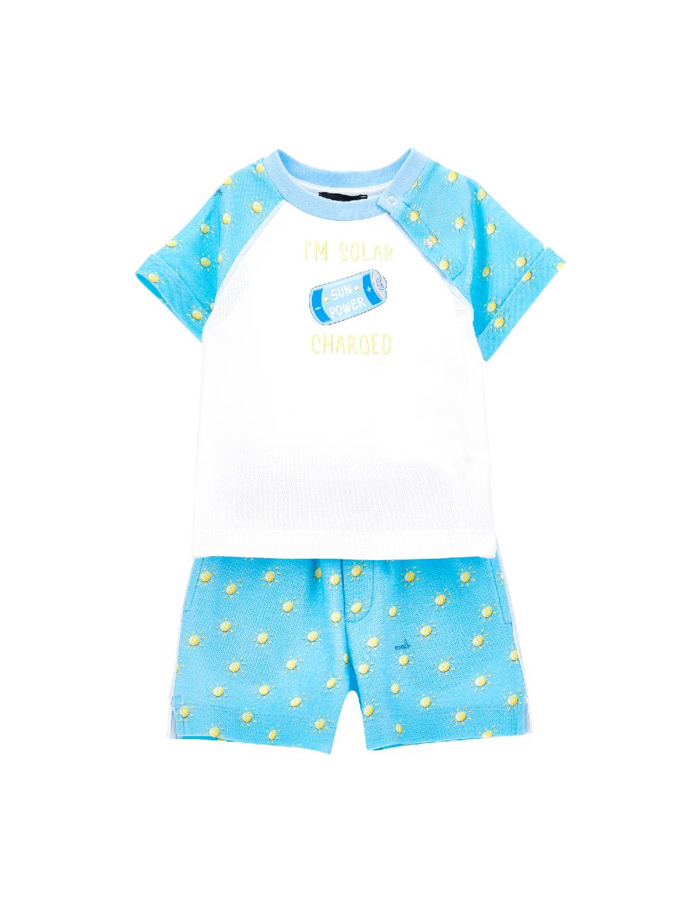 Monnalisa Completo t-shirt e shorts in piquet