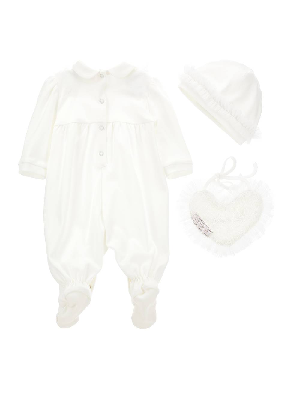 Monnalisa Completo Tre Pezzi Con Rouches