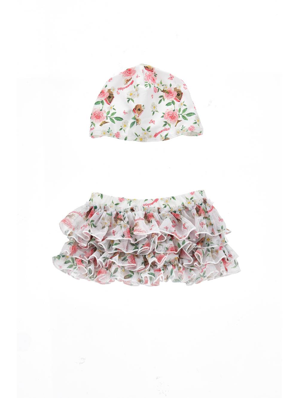 Monnalisa Copricostume Stretch Con Tulle