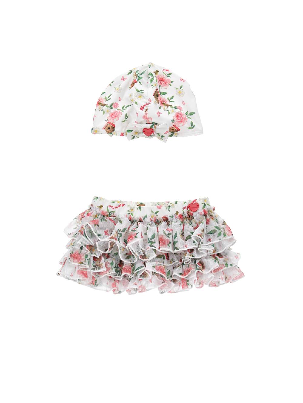 Monnalisa Copricostume stretch con tulle