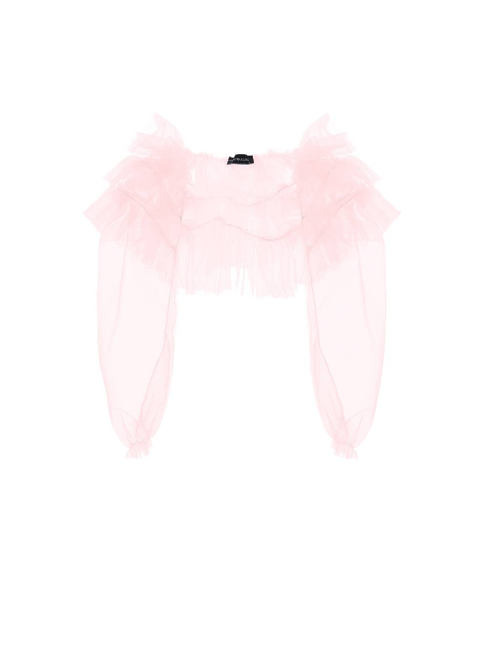 Monnalisa Coprispalle tulle mano seta