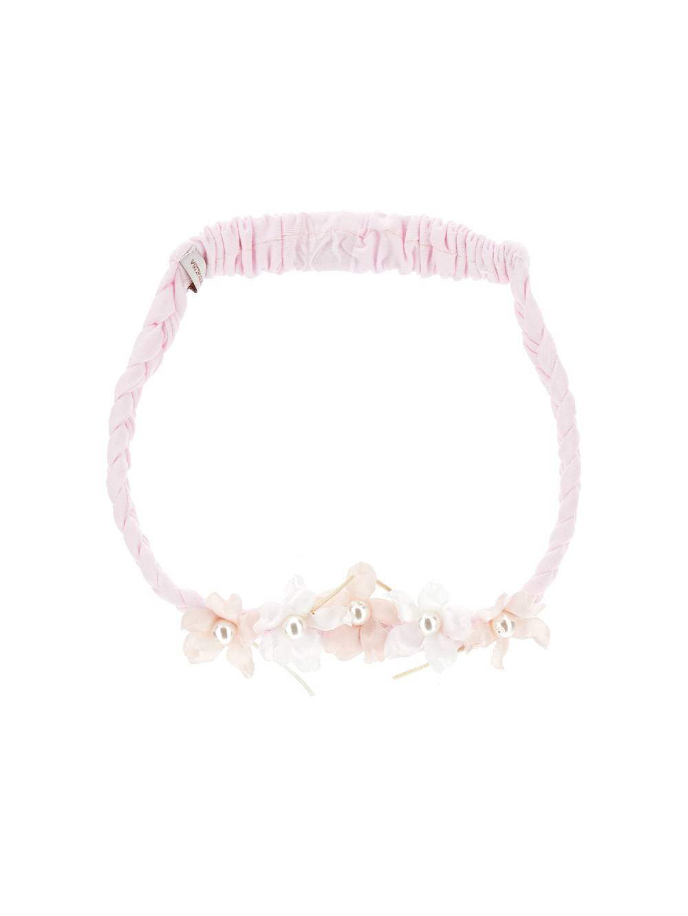 Monnalisa Coroncina Per Capelli In Cotone E Fiori